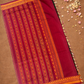 Handloom Korvai Silk Cotton Saree  |  Deep Teal
