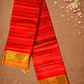 Handloom Korvai Cotton Silk Saree  |  Burnt Orange