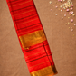 Handloom Korvai Cotton Silk Saree  |  Burnt Orange