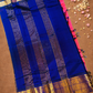 Pure Handloom Korvai Saree | With Deep Pink