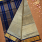 Handloom Korvai Silk Cotton Saree  |  Almond Beige