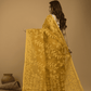 Jamdani Saree With Golden Yellow - 02 - indeloom