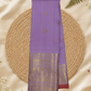 Handwoven Pure Gadwal Silk Saree  |  Lavender