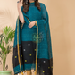 Mint Green Linen X Linen 2-Piece Set Kurti & Dupatta (UNSTITCHED) - 071