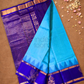 Handloom Handloom Silk Cotton Saree  |  Cyan Teal