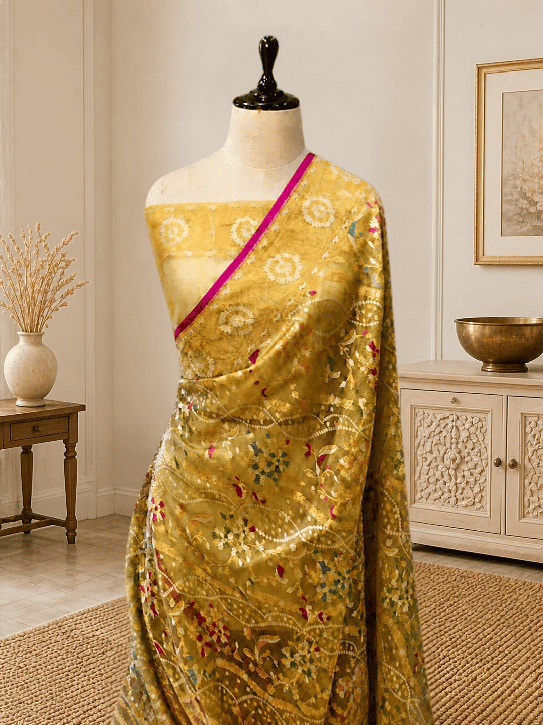 Exclusive Benarasi Silk Saree | Gold