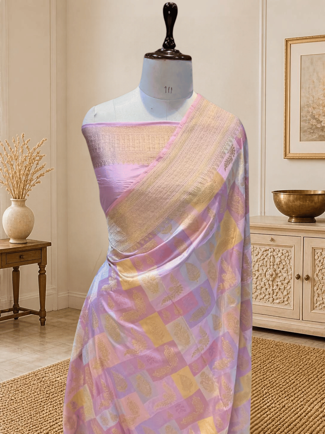 Exclusive Benarasi Silk Saree | Pink