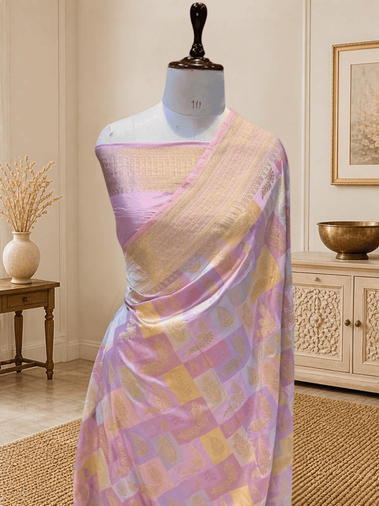 Exclusive Benarasi Silk Saree | Pink