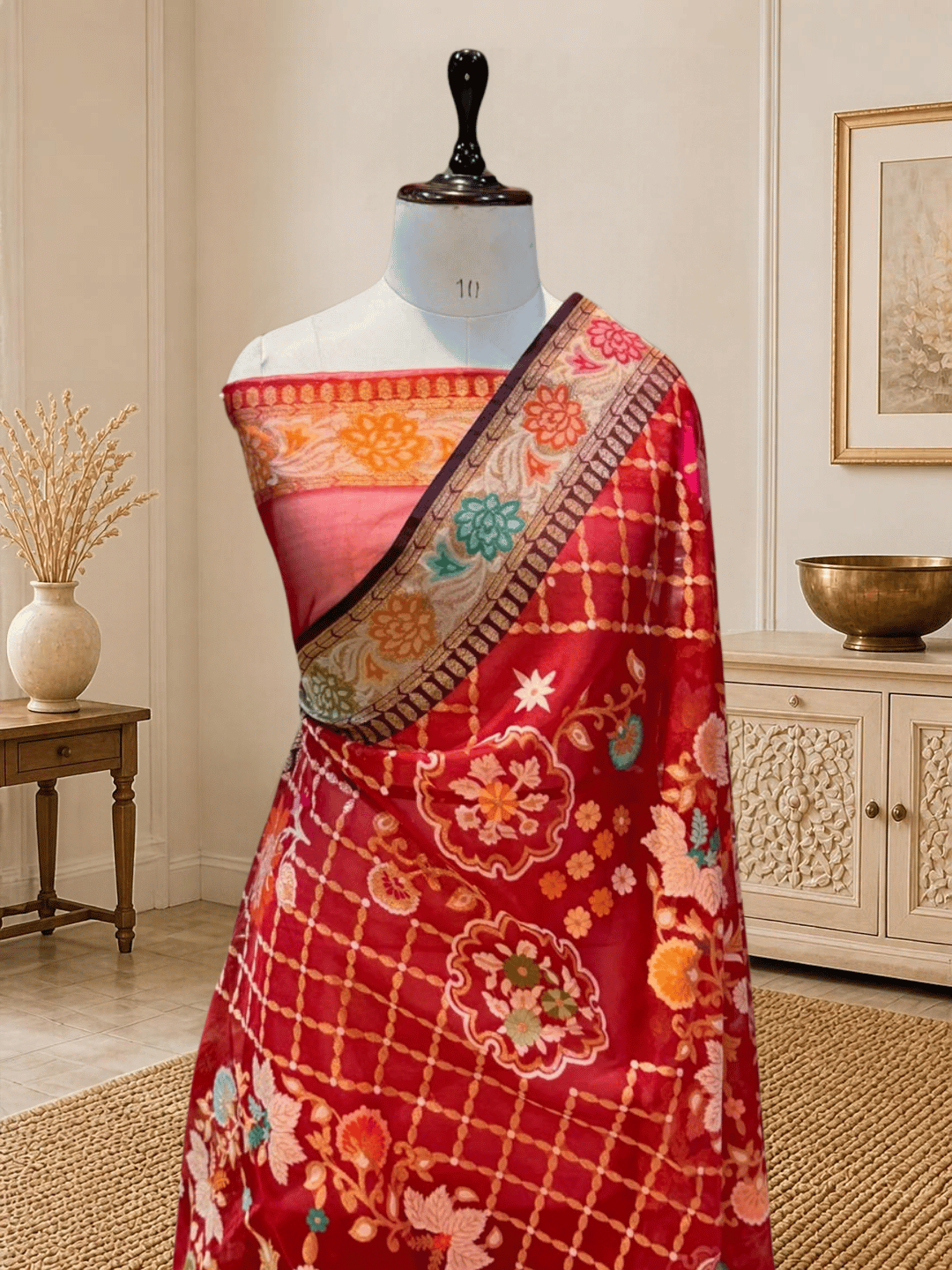 Exclusive Benarasi Silk Saree | Red