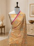 Exclusive Benarasi Silk Saree | Beige
