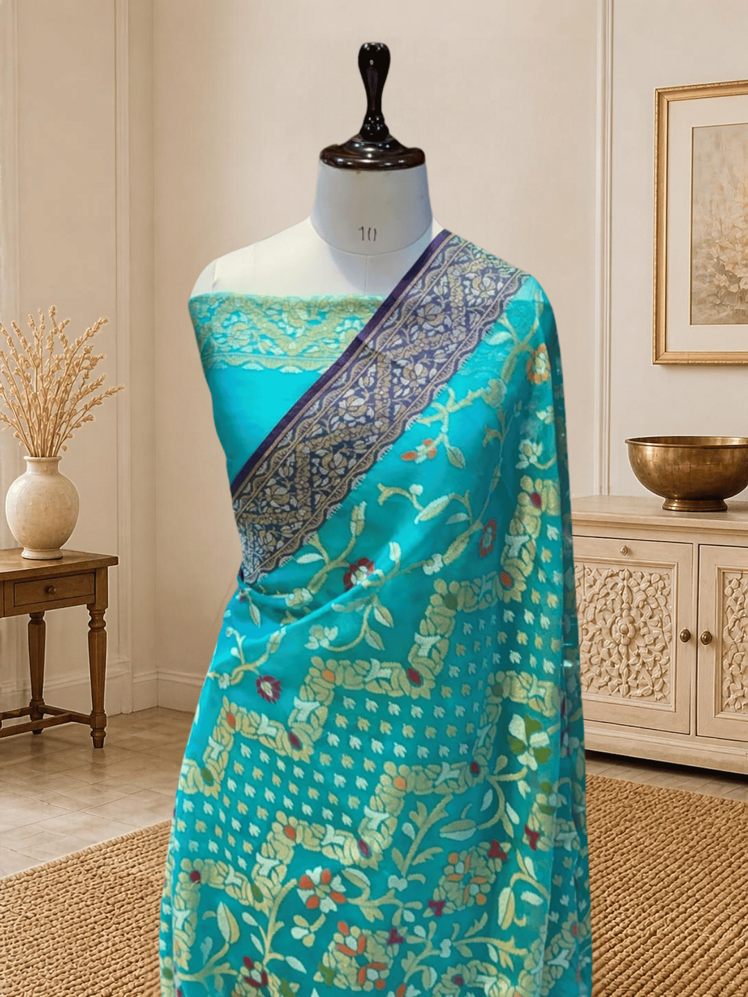 Exclusive Benarasi Silk Saree | Blue