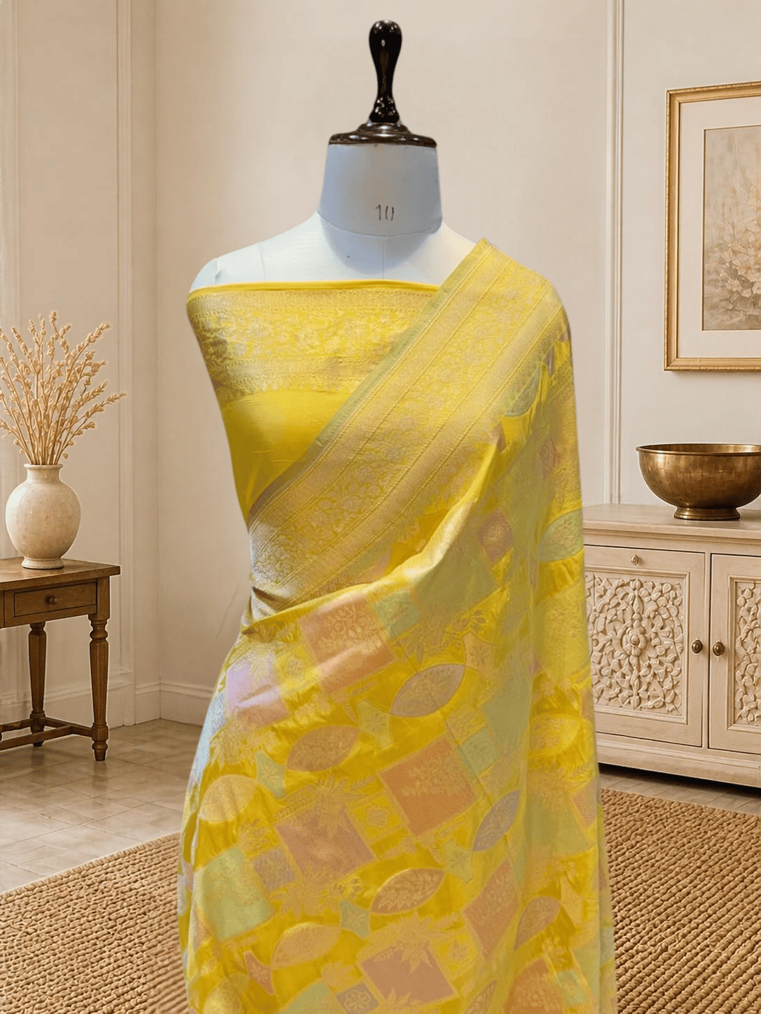 Exclusive Benarasi Silk Saree | Yellow