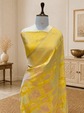 Exclusive Benarasi Silk Saree | Yellow