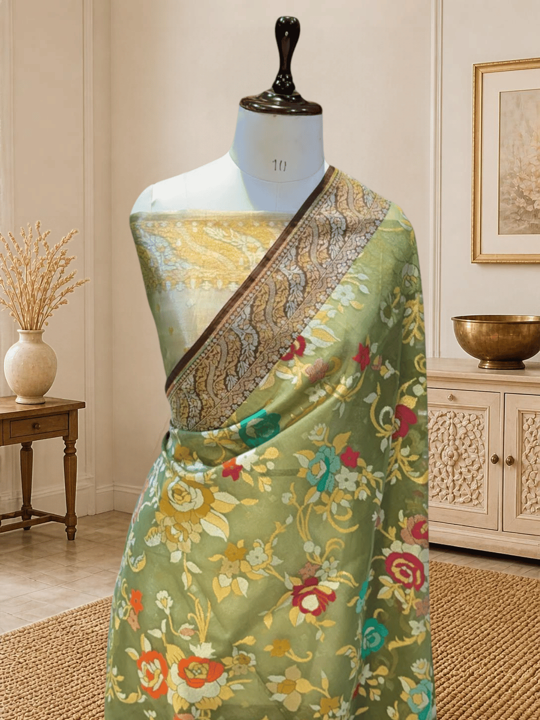 Exclusive Benarasi Silk Saree | Green