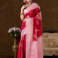 Classic Benarasi Semi Silk Saree | Classic Red