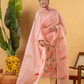 Classic Kota Doria Cotton Unstitched 2-Piece Kurti | Peach