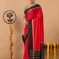 Classic Mysore Semi Silk Saree | Classic Red