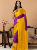 Classic Mysore Semi Silk Saree | Mustard Yellow