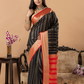 Classic Mysore Semi Silk Saree | Jet Black