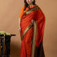 Classic Mysore Semi Silk Saree | Burnt Orange