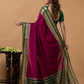 Classic Mysore Semi Silk Saree | Berry Magenta