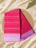 Classic Mysore Semi Silk Saree | Coral Pink
