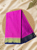 Classic Mysore Semi Silk Saree | Rani Pink