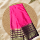 Classic Mysore Silk Saree  |  Coral Pink