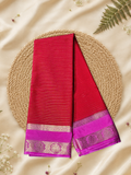 Classic Mysore Semi Silk Saree | Red