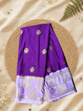 Classic Mysore Semi Silk Saree | Purple