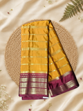 Classic Mysore Semi Silk Saree | Mustard