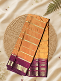 Indeloom's Orange Classic Mysore Semi Silk Saree