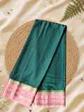 Indeloom's Green Classic Mysore Semi Silk Saree