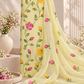 Classic Kota Doria Cotton Unstitched 2-Piece Kurti | Pastel Yellow