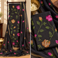 Classic Kota Doria Cotton Unstitched 2-Piece Kurti | Black