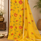 Classic Kota Doria Cotton Unstitched 2-Piece Kurti | Mustard Yellow