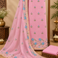 Classic Kota Doria Cotton Unstitched 2-Piece Kurti | Pink
