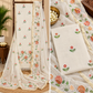 Classic Kota Doria Cotton Unstitched 2-Piece Kurti | Warm Ivory