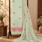Classic Kota Doria Cotton Unstitched 2-Piece Kurti | Pastel Green