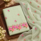 Classic Kota Doria Cotton Unstitched 2-Piece Kurti | Pastel Green
