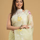 Beige Pure Hand Made Jamdani Saree - 43
