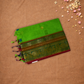 Chettinad Cottton Saree With Green and pink border