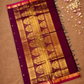 Chettinad Cottton Saree With Maroon with pink border