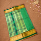 Chettinad Cottton Saree With Green with gold buttis