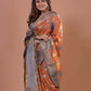 HANDPAINTED TUSSAR SILK SAREE-028 - indeloom