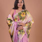 HANDPAINTED TUSSAR SILK SAREE-056 - indeloom