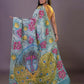 Hand Painted Mulberry Handloom Silk Saree-060 - indeloom