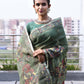 Multicolor Florals on Green Jamdani Saree(Pre-Order)-041