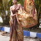 Handpainted Tussar Silk Saree(Pre-Order)-014 - indeloom