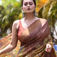 Handpainted Tussar Silk Saree(Pre-Order)-014 - indeloom
